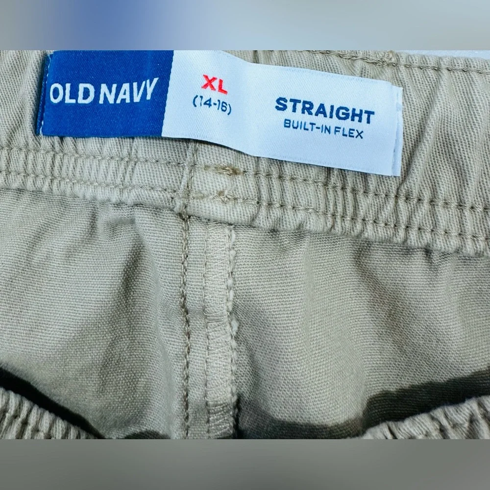 Old Navy Pants Boys Medium Beige Chino Casual Stylish Youth Kids XL(14-18)‎